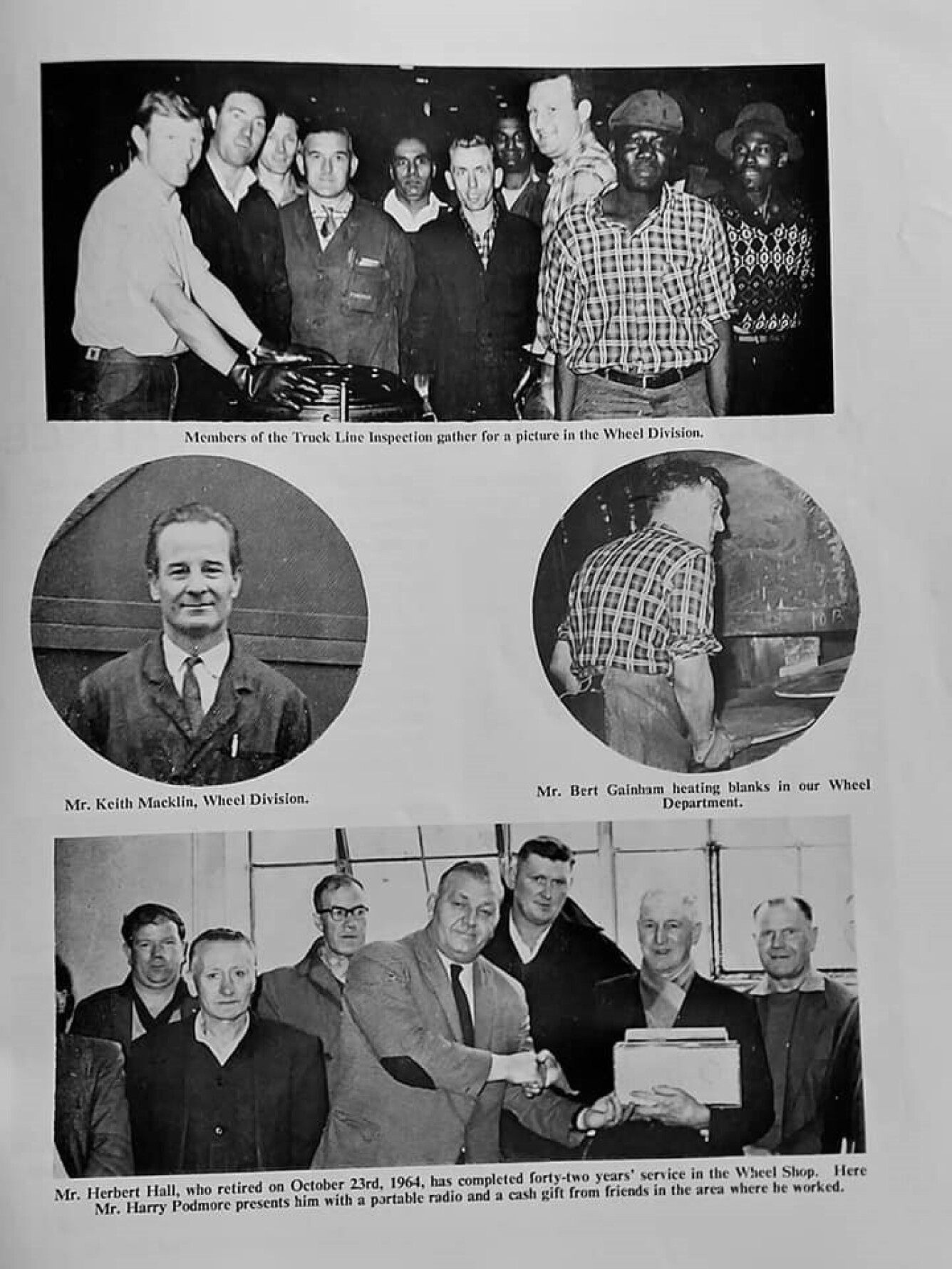 GKN Sankey Truck Line Inspection Wheel Division