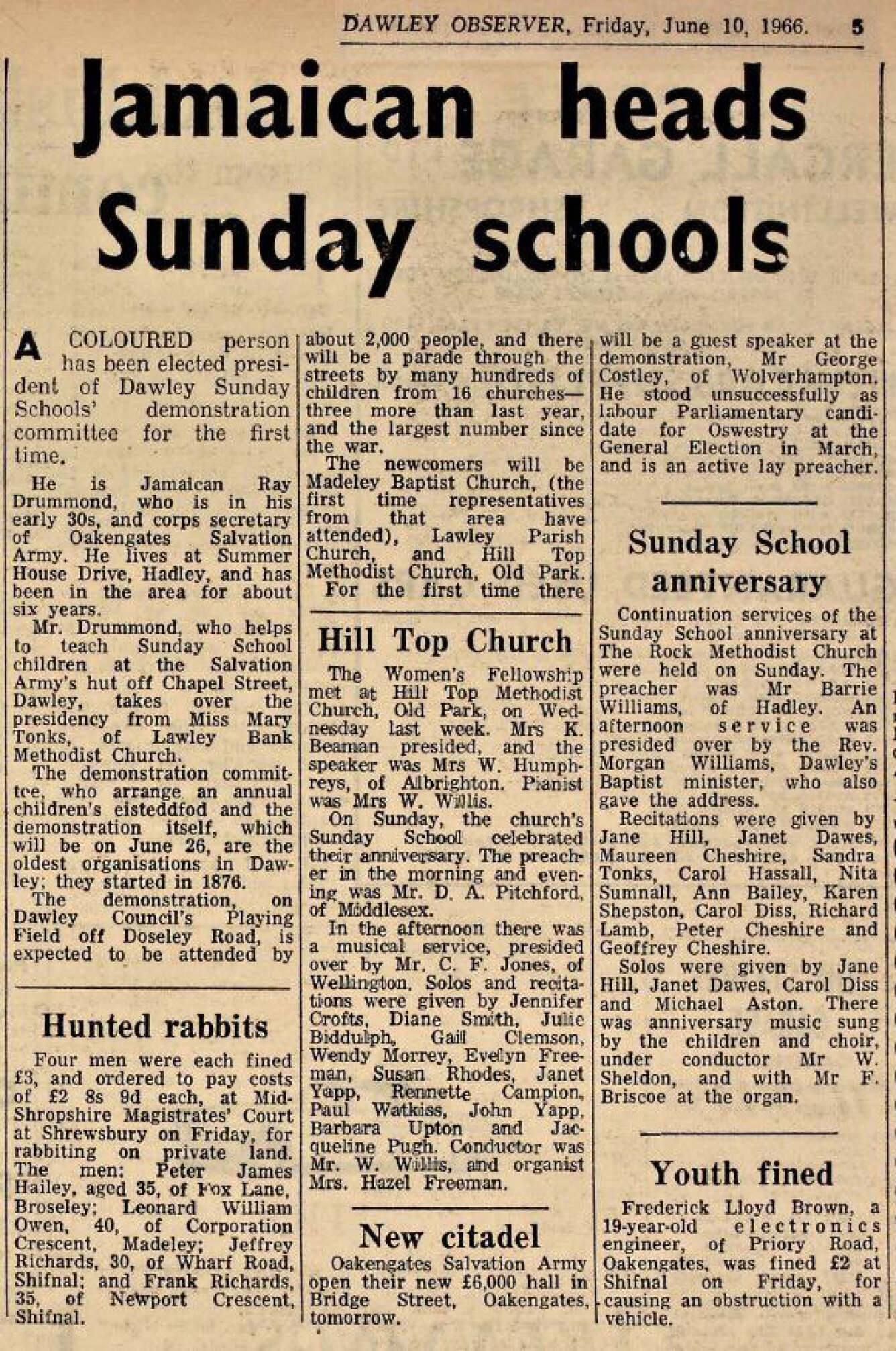 Jamaican Heads Sunday School